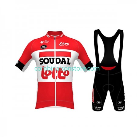 Combinaison Cycliste + Cuissard à Bretelles 2022 Lotto Soudal N001